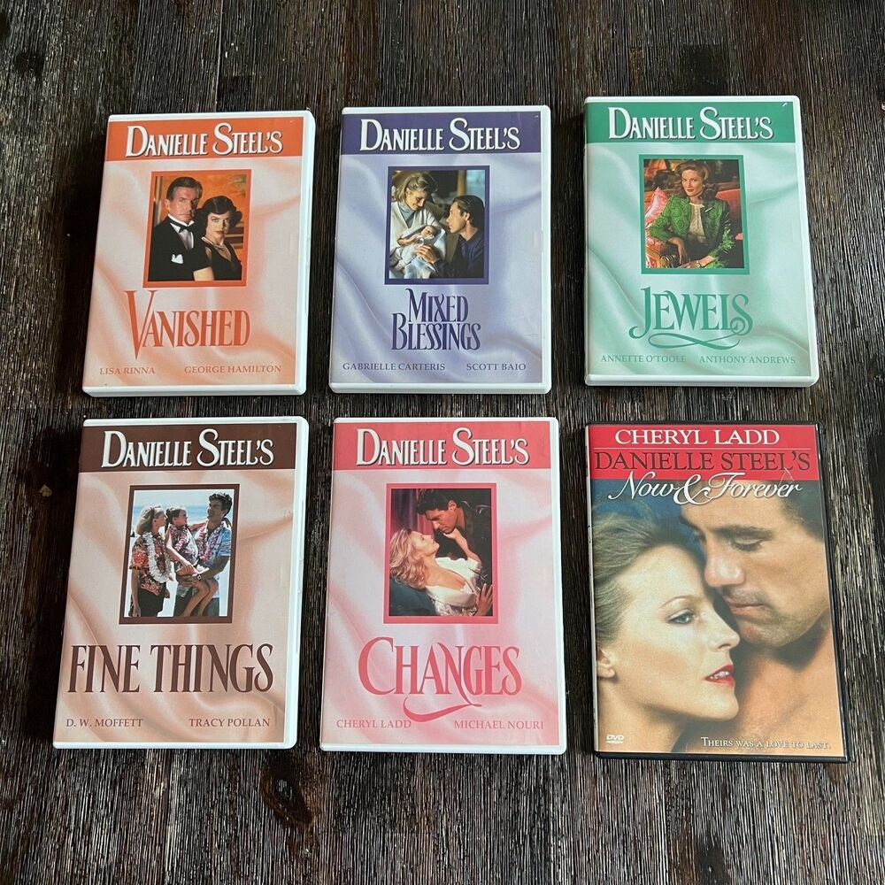 Danielle Steel's DVD 6 Movie Lot Vanished Jewels Changes Fine Things + 2 More